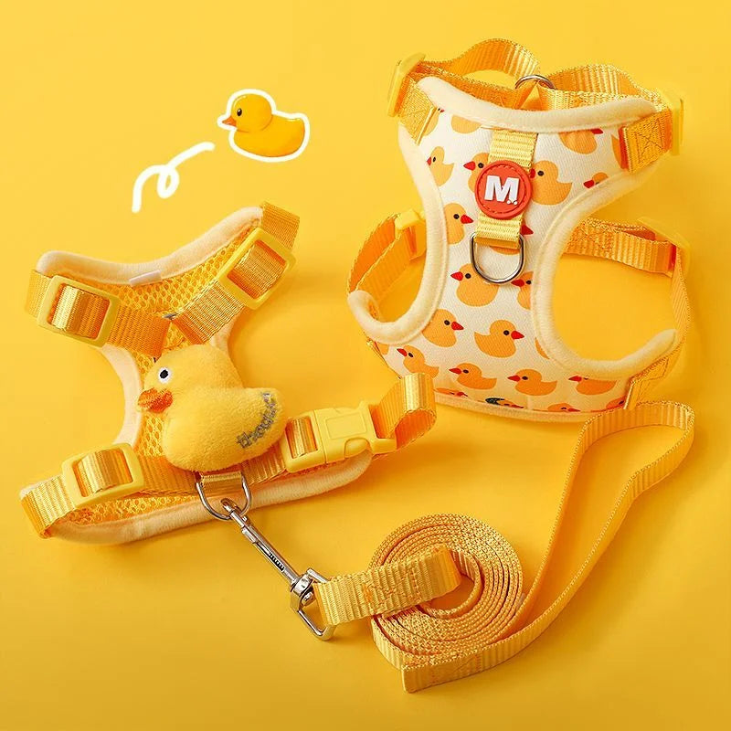 Cartoon Duck Dog Harness